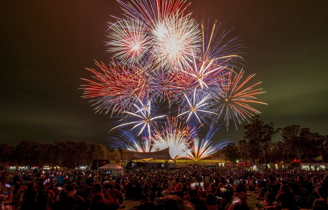 Australia Day fireworks